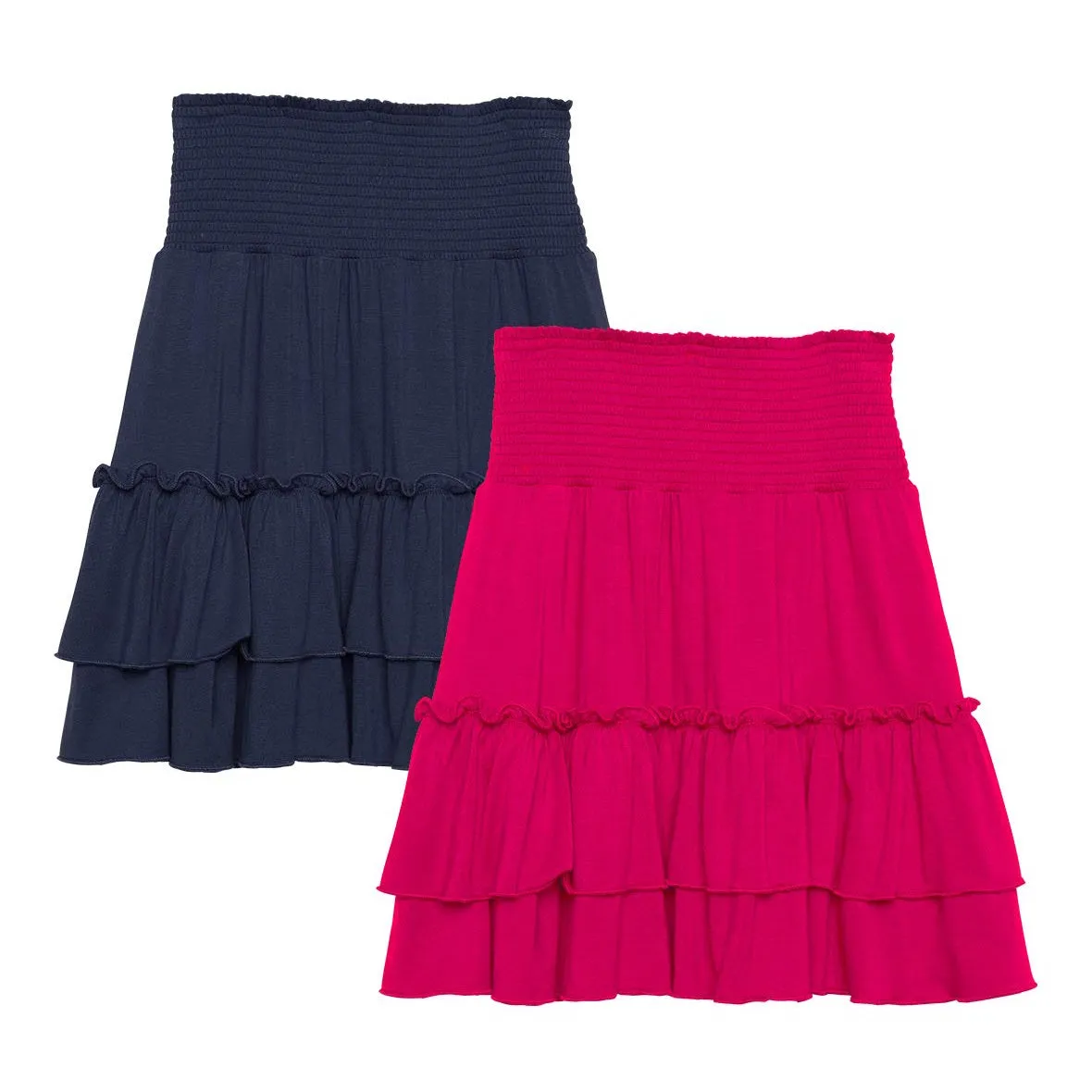 Smock Tiered Skirt 2-Pack