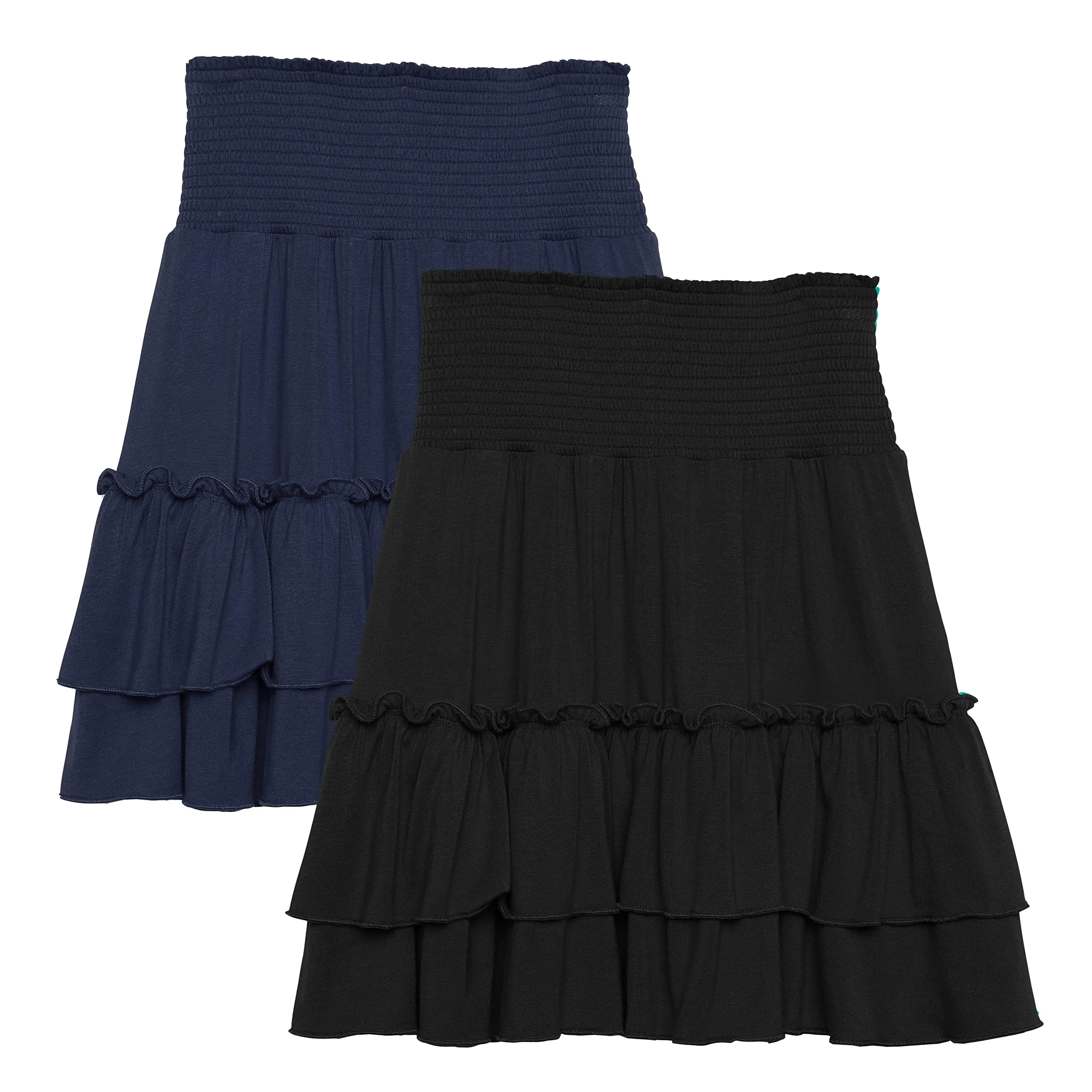 Smock Tiered Skirt 2-Pack