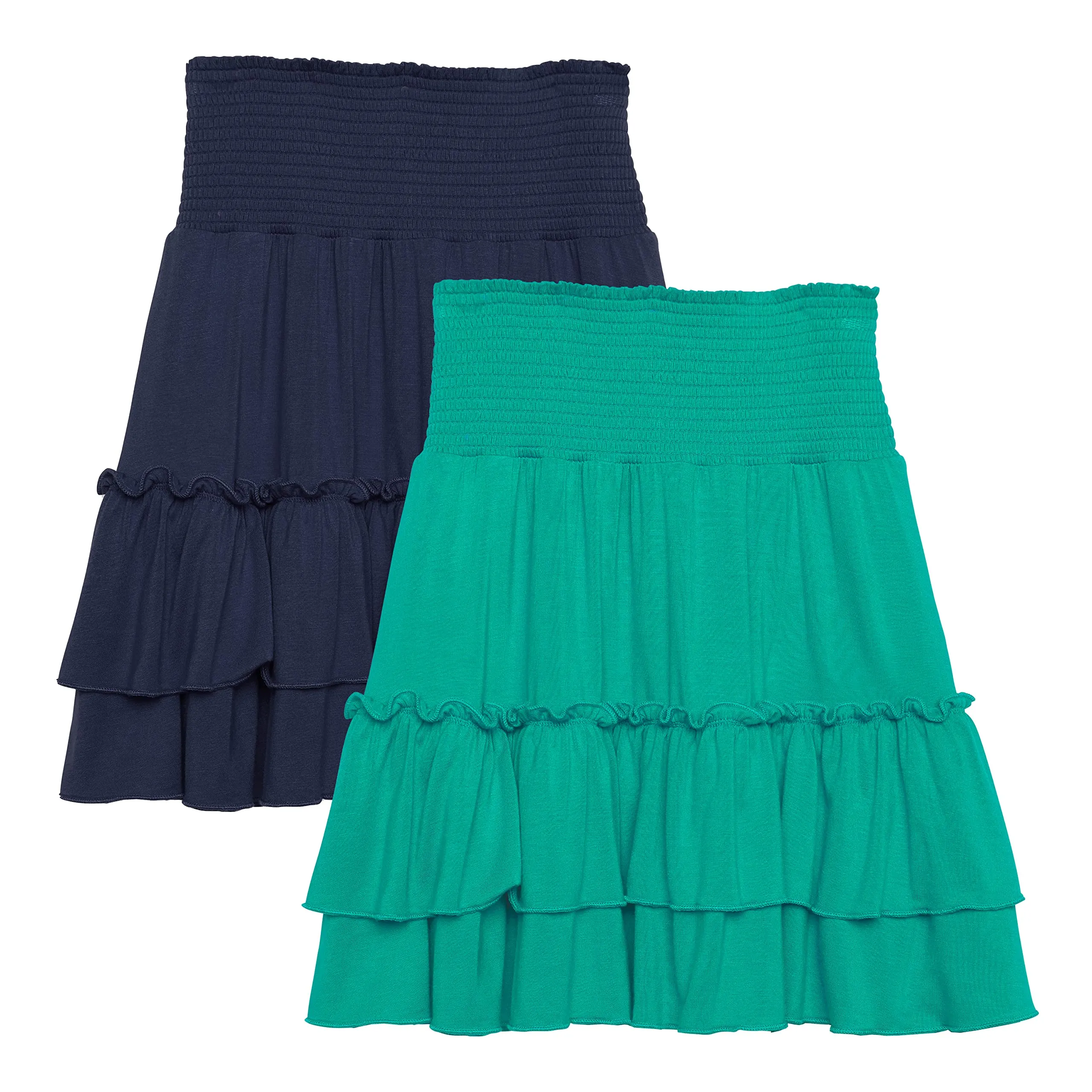 Smock Tiered Skirt 2-Pack