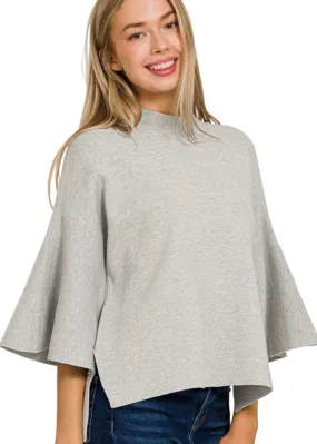 Soft Bell Sleeve Top