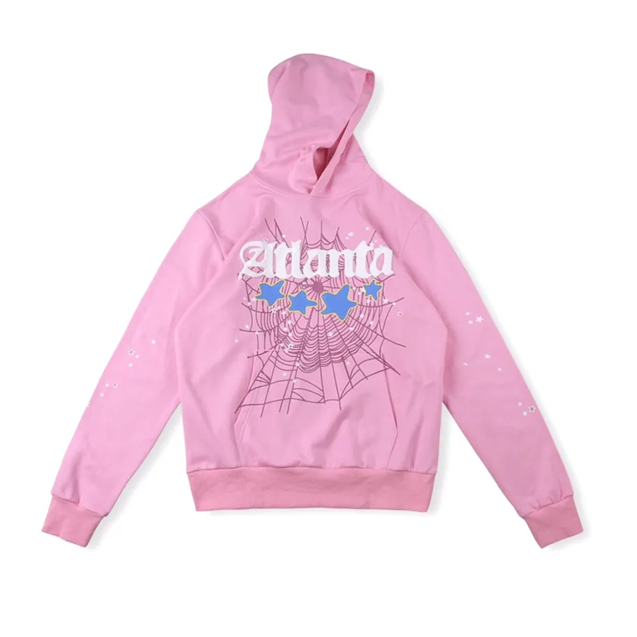 Sp5der Atlanta Hoodie Pink 12.12