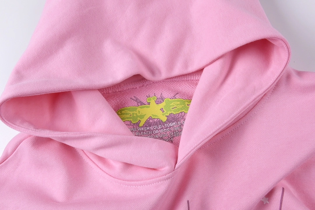 Sp5der Atlanta Hoodie Pink 12.12