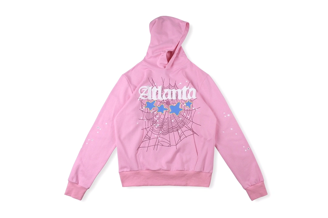 Sp5der Atlanta Hoodie Pink 12.12