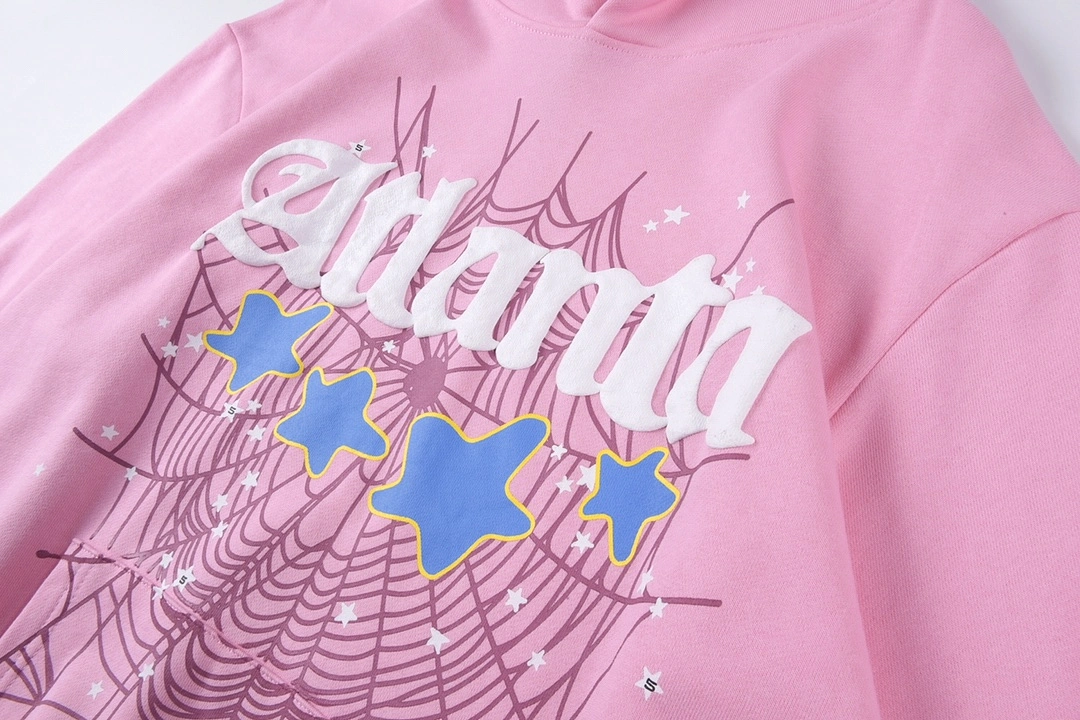 Sp5der Atlanta Hoodie Pink 12.12