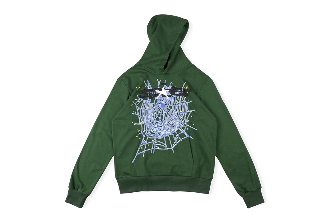 Sp5der Web Hoodie Green 12.12