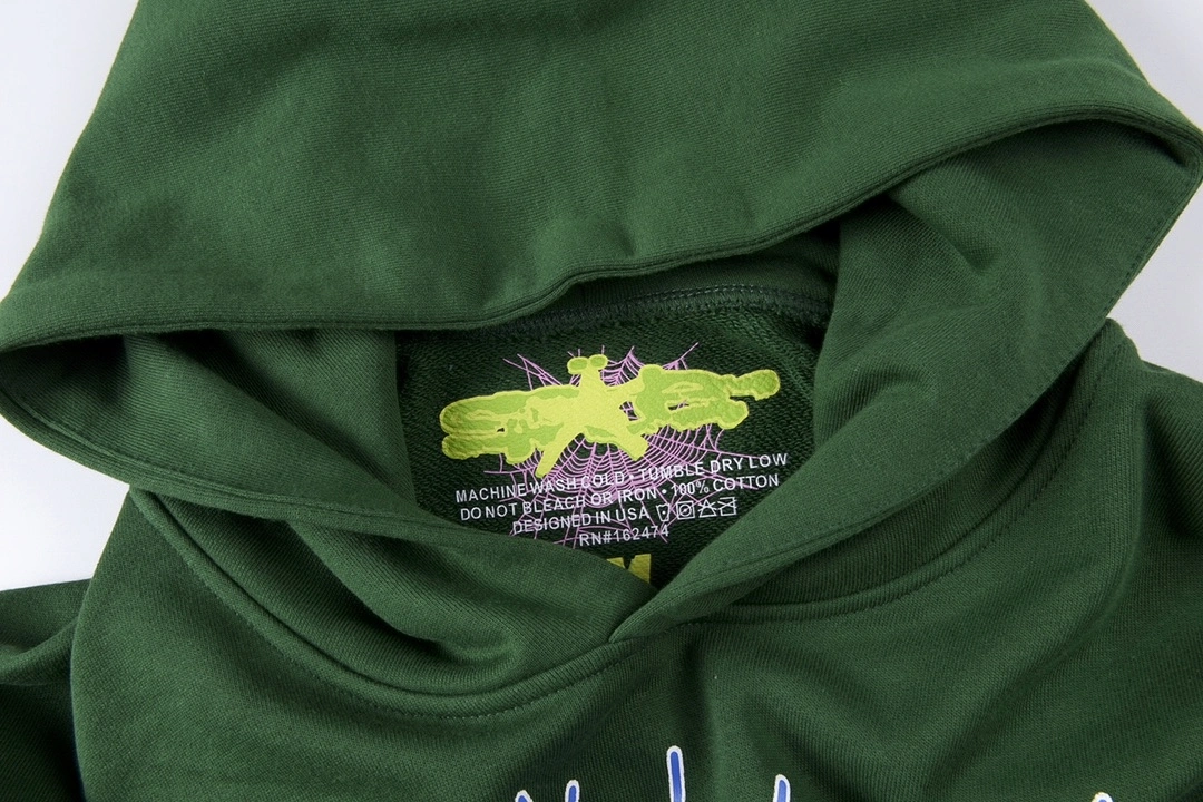 Sp5der Web Hoodie Green 12.12