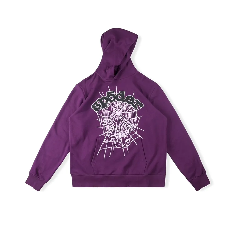 Sp5der Web Hoodie Purple 12.12