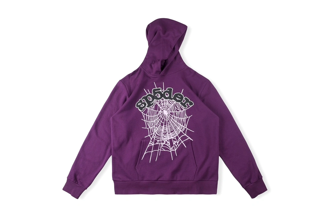 Sp5der Web Hoodie Purple 12.12