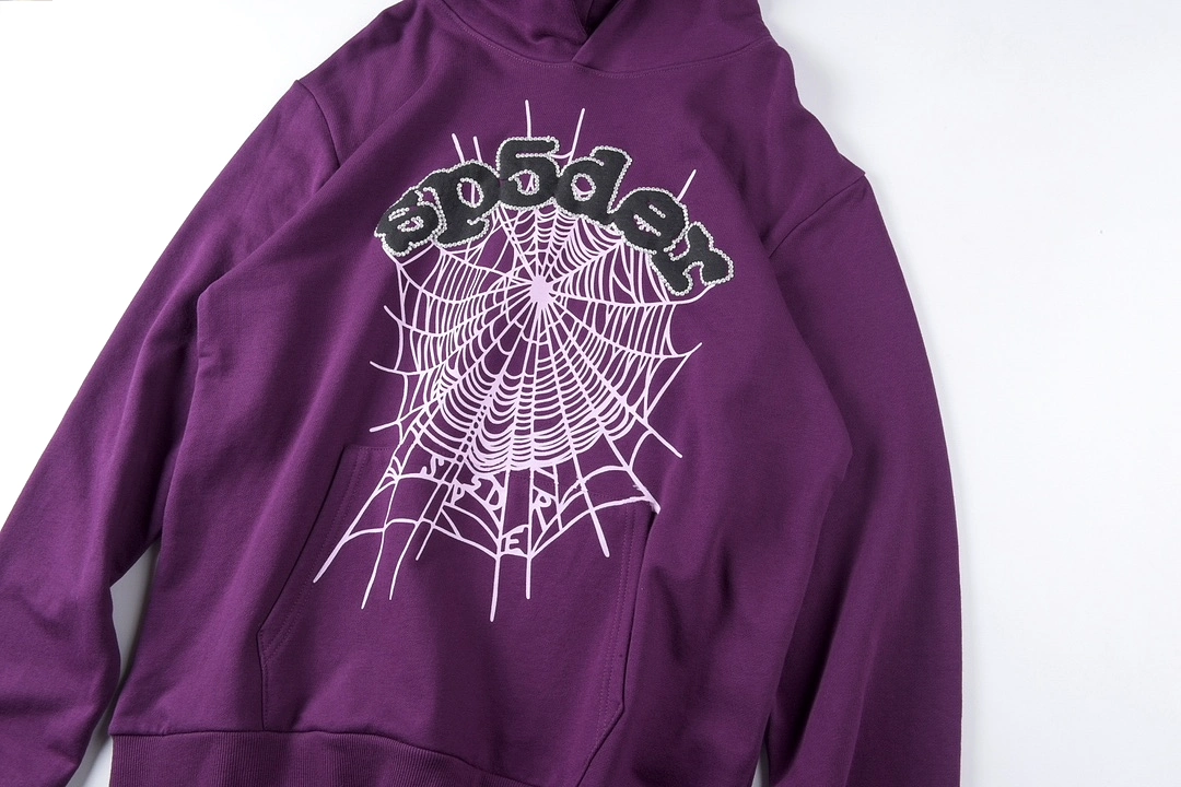 Sp5der Web Hoodie Purple 12.12