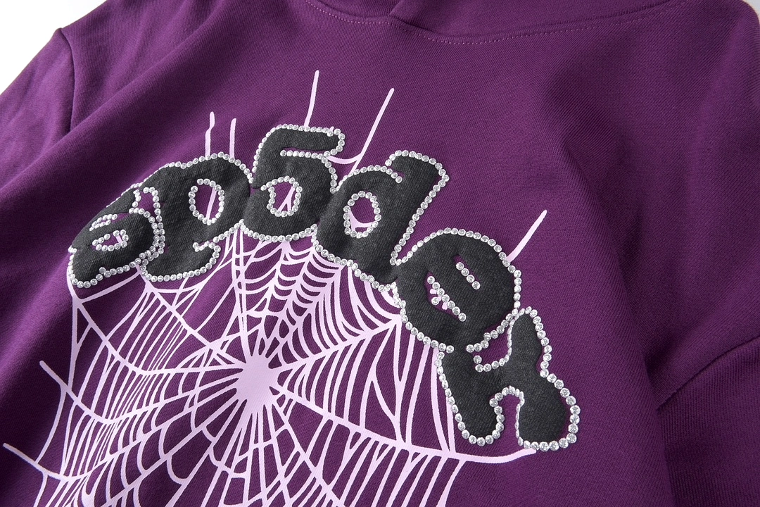 Sp5der Web Hoodie Purple 12.12