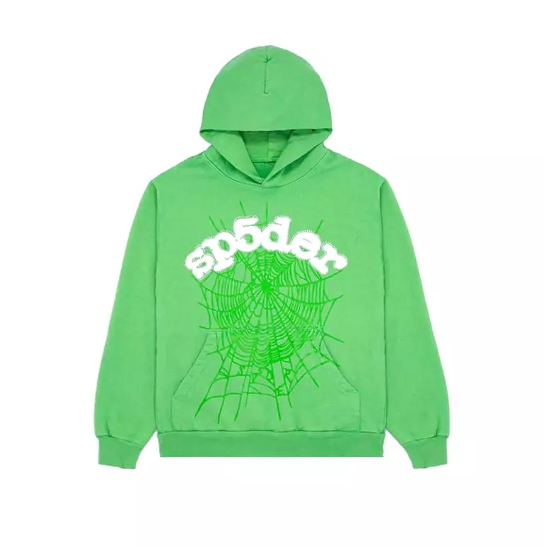 Sp5der Web Hoodie Slime Green