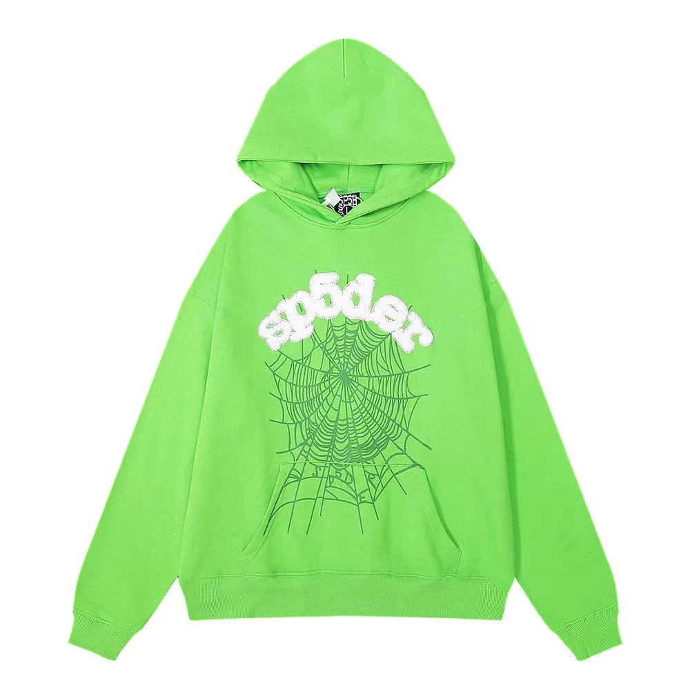 Sp5der Web Hoodie Slime Green