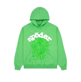 Sp5der Web Hoodie Slime Green