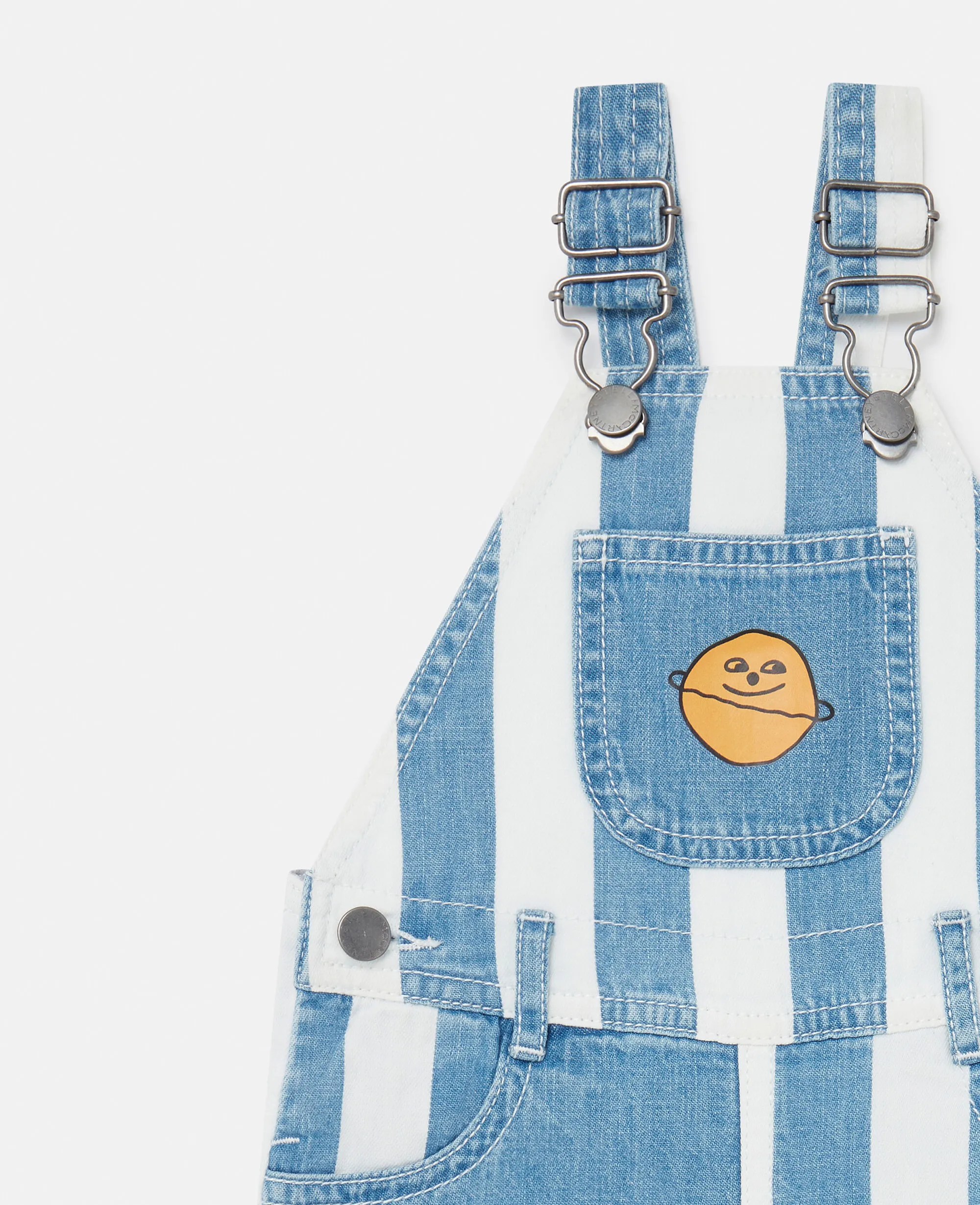 Space Embroidered Dungarees