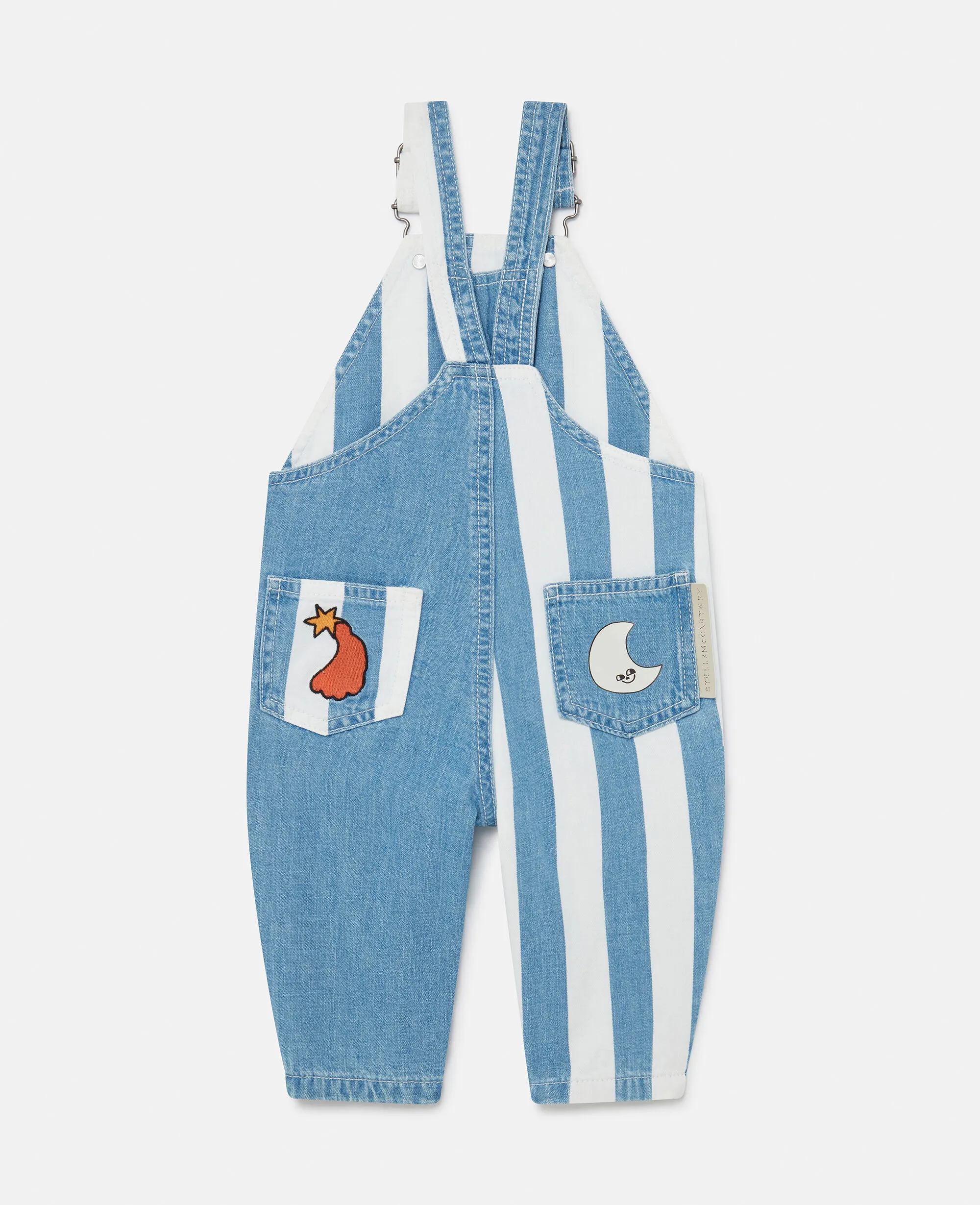 Space Embroidered Dungarees