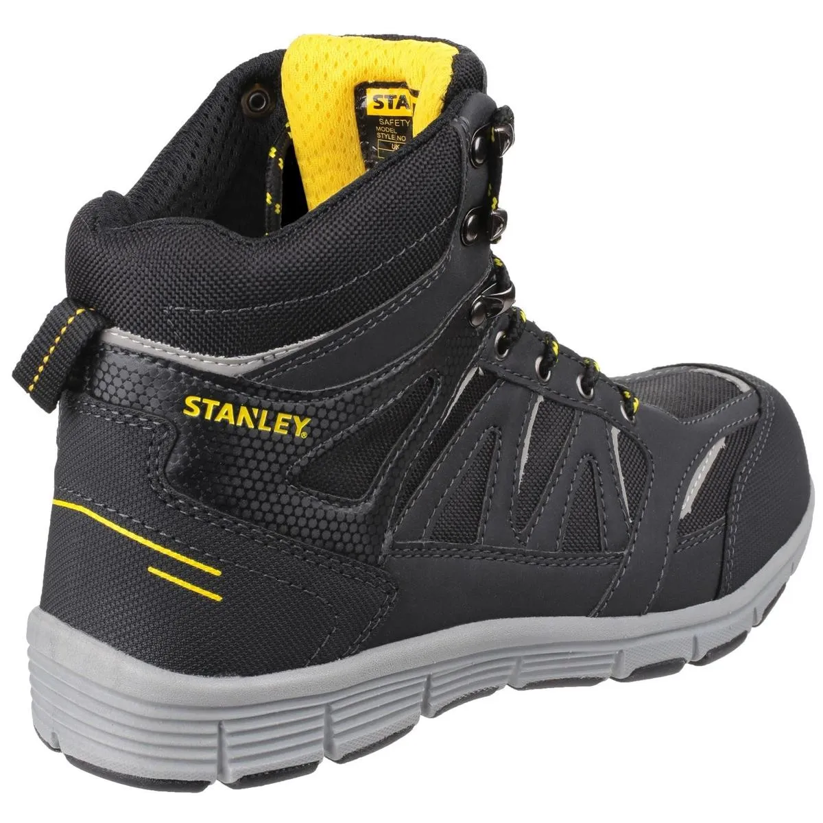 Stanley Pulse Black S1 P Sports Safety Boot Black