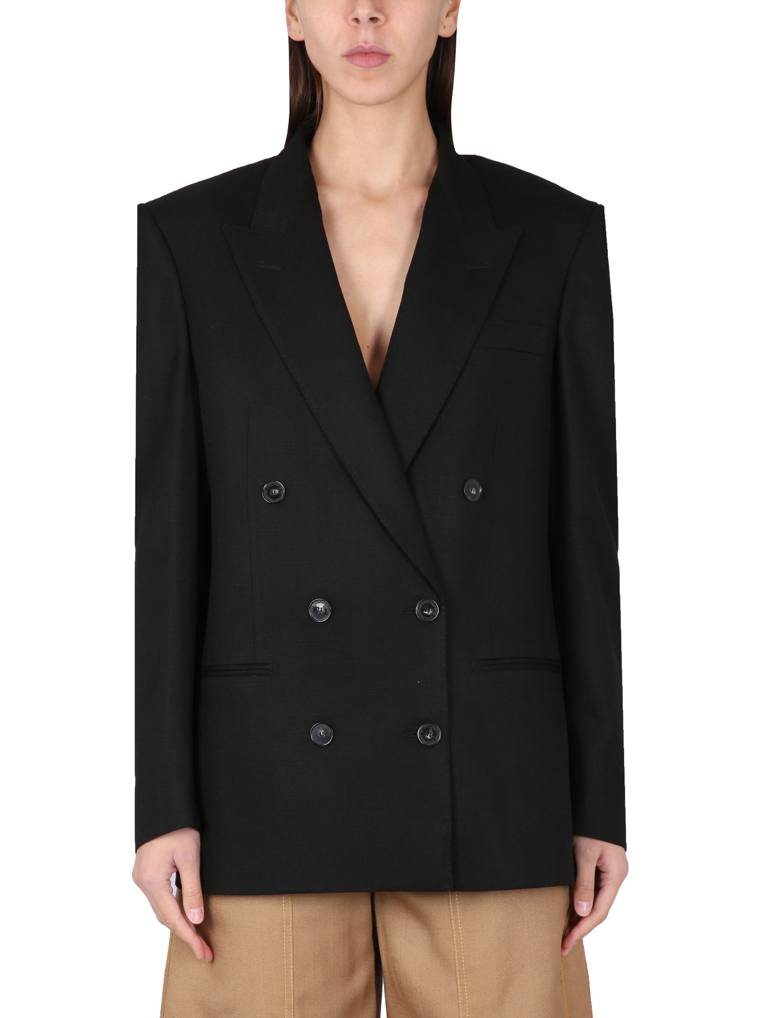 STELLA McCARTNEY    OVERSIZED DOUBLE-BREASTED JACKET