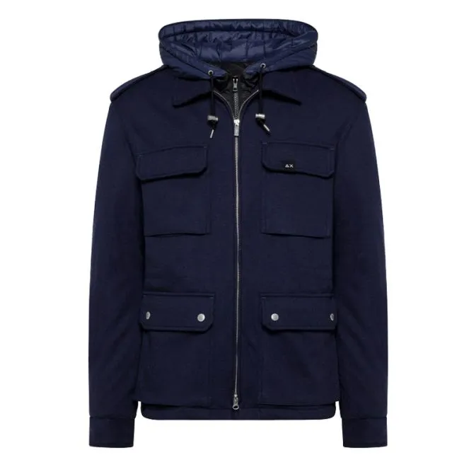 SUN68 FIELD JACKET WOOL R41112-07