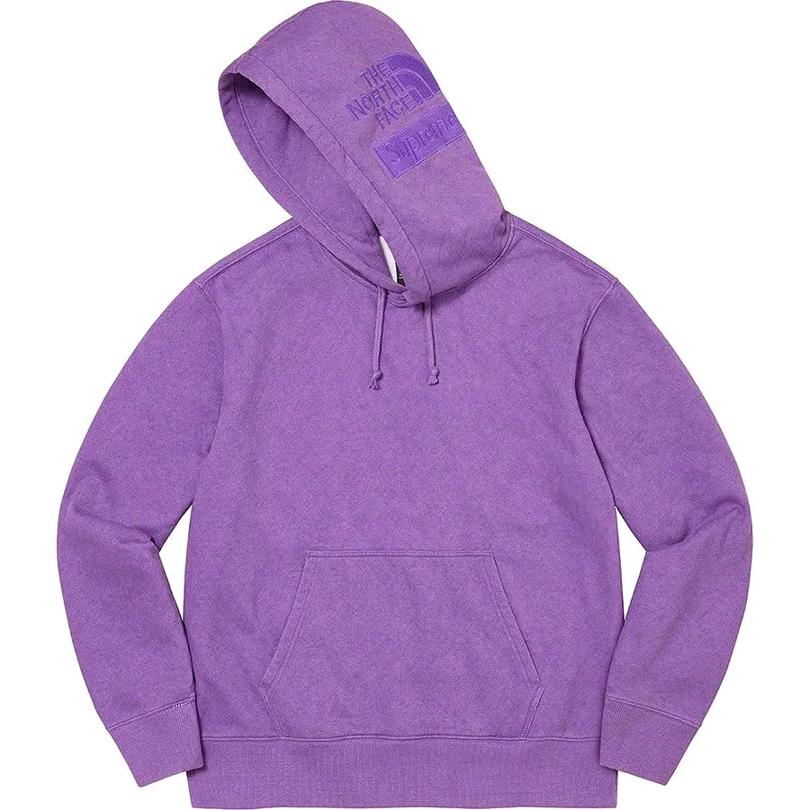 Supreme/The North Face Pigment Printed Hoodie (Purple)