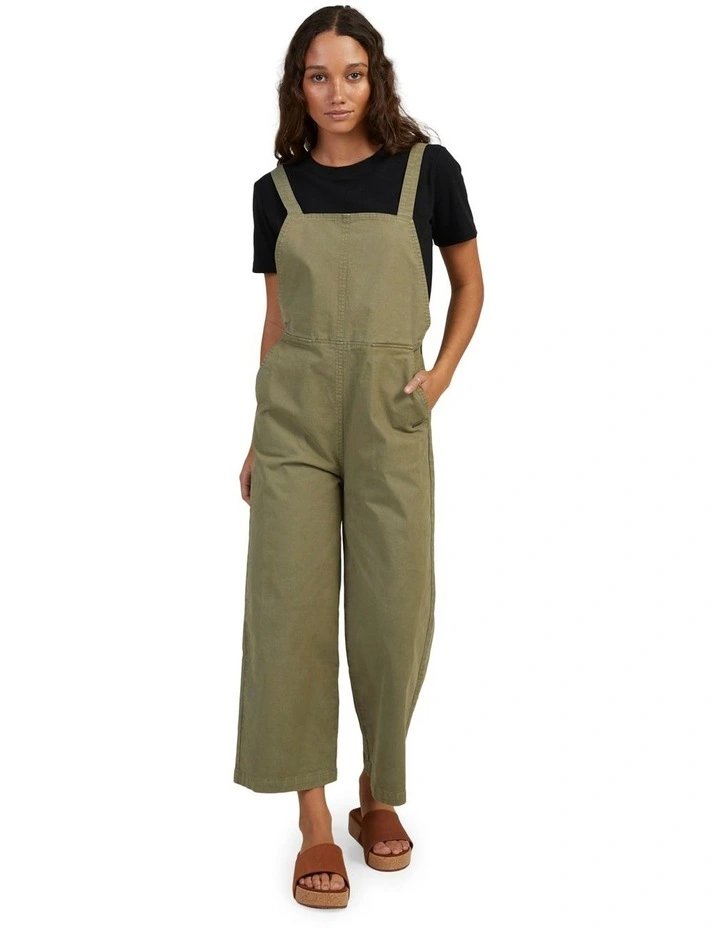 Sweet Memory Dungarees in Green