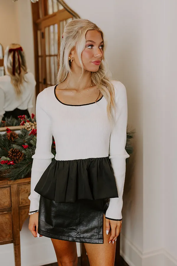 Swift And Chic Sweater Top