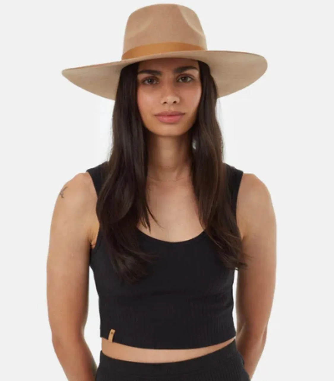 Tentree Taylor Felt Rancher Hat In Tobacco Brown