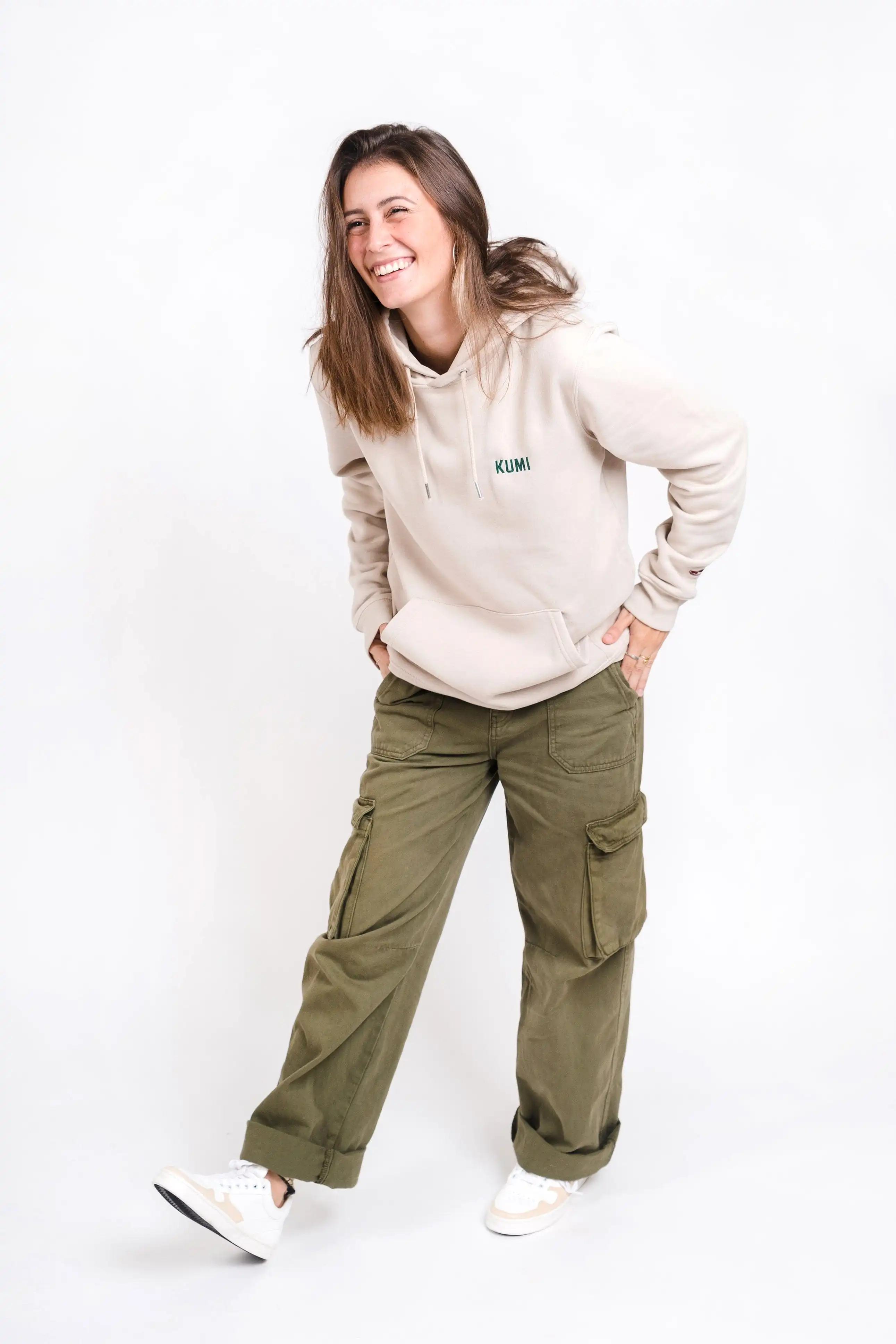 Therapy Unisex Organic Cotton Hoodie | Beige