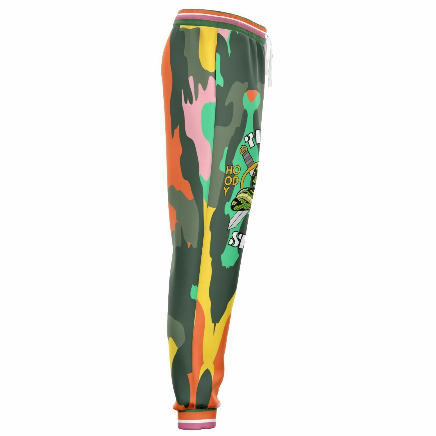 THS Snake Bite Orange Camo Fleece Joggers