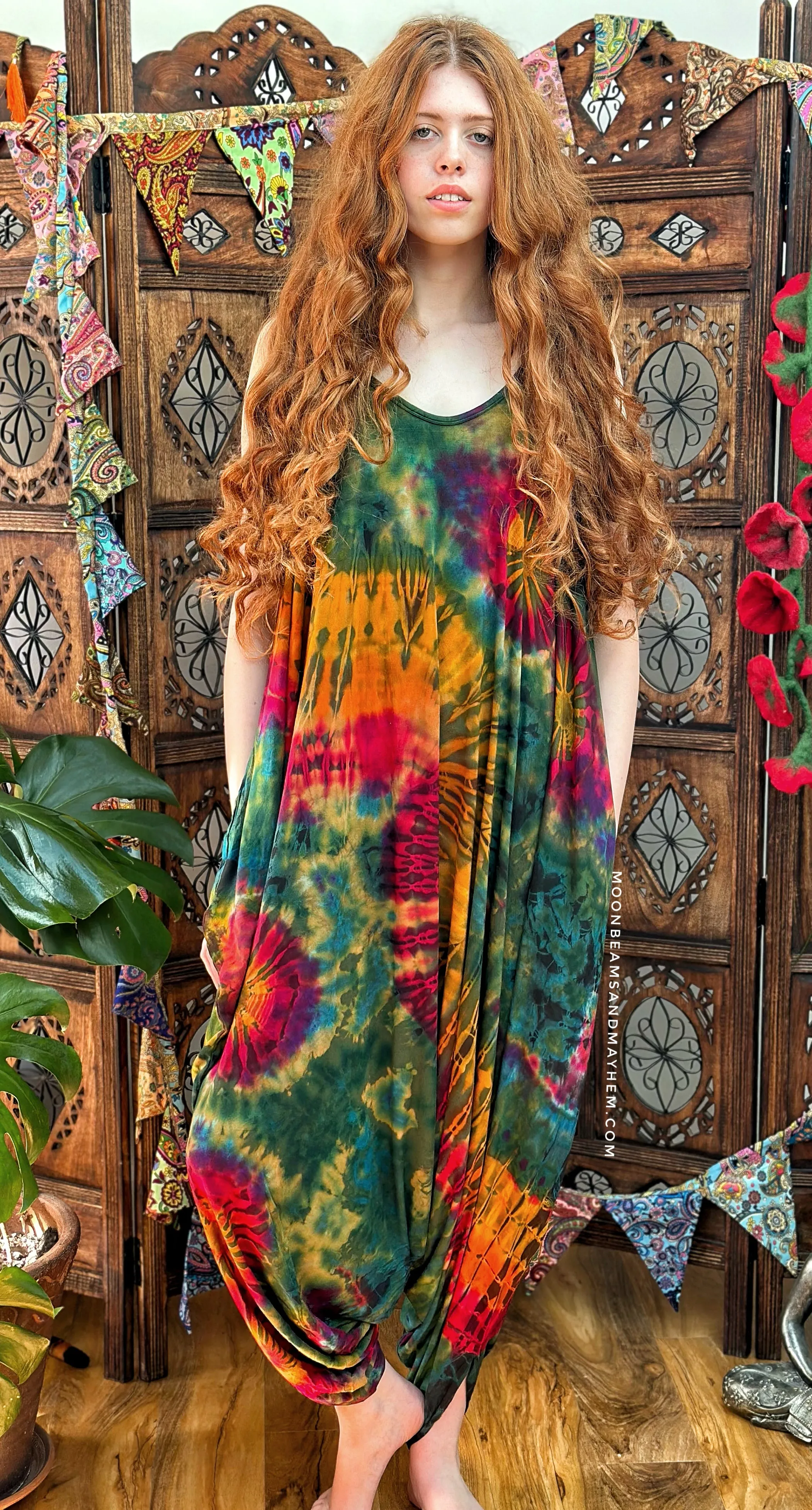 TIE DYE WILDERNESS JUMPSUIT (REG / XXL)