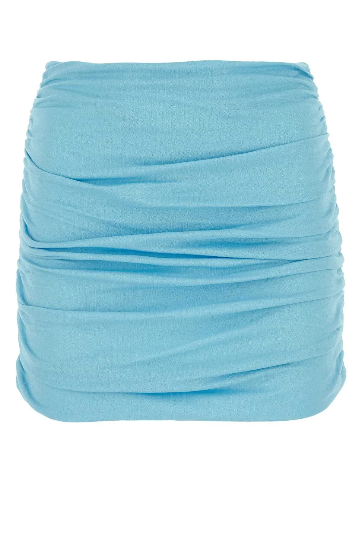 Tory Burch Light Blue Crepe Mini Skirt