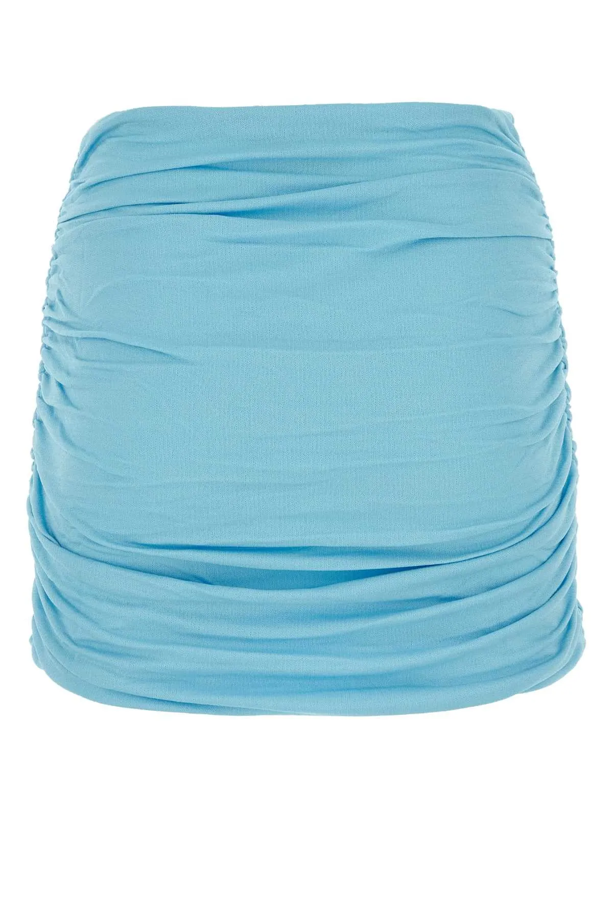 Tory Burch Light Blue Crepe Mini Skirt