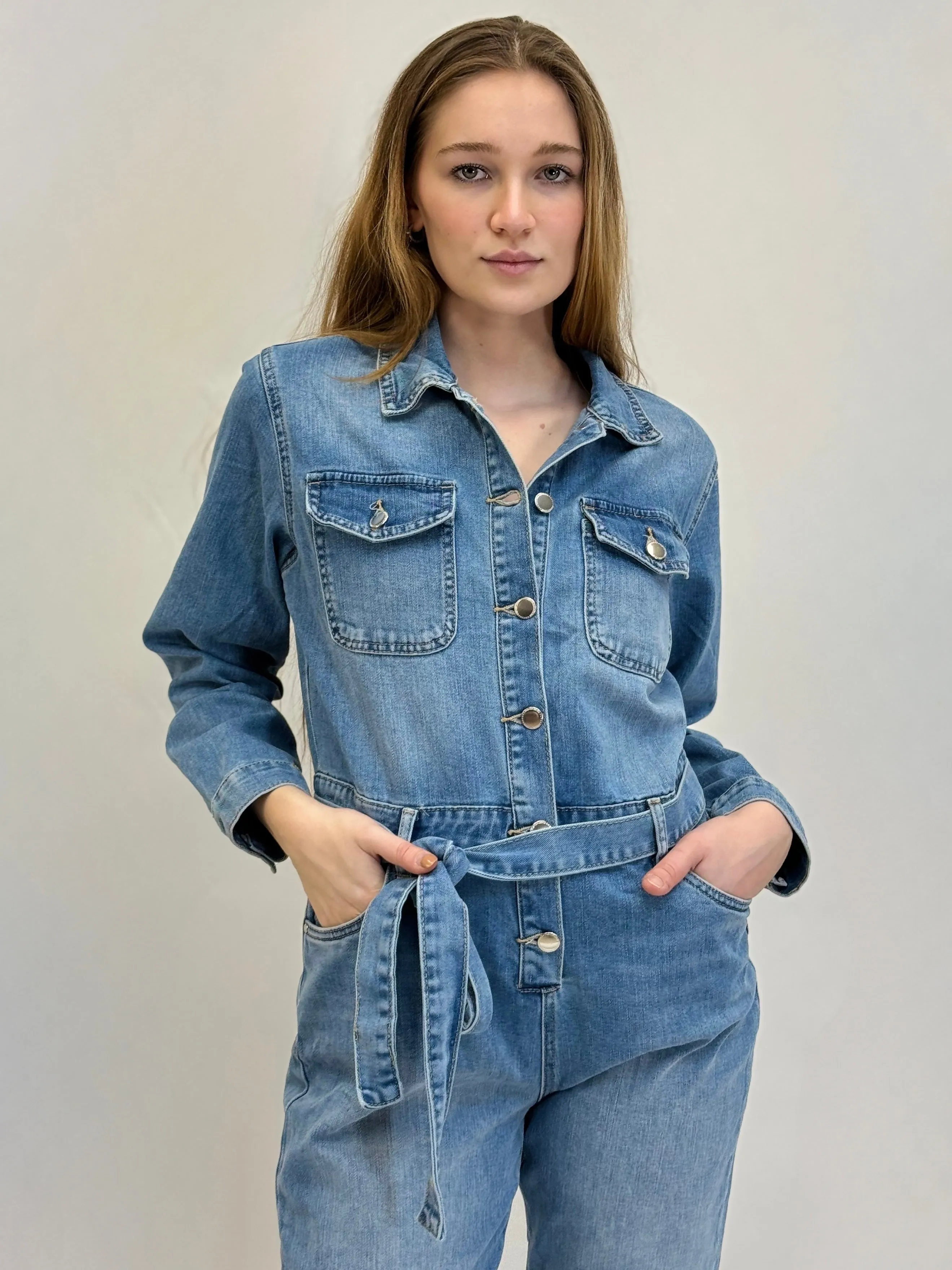 Tuta intera in denim