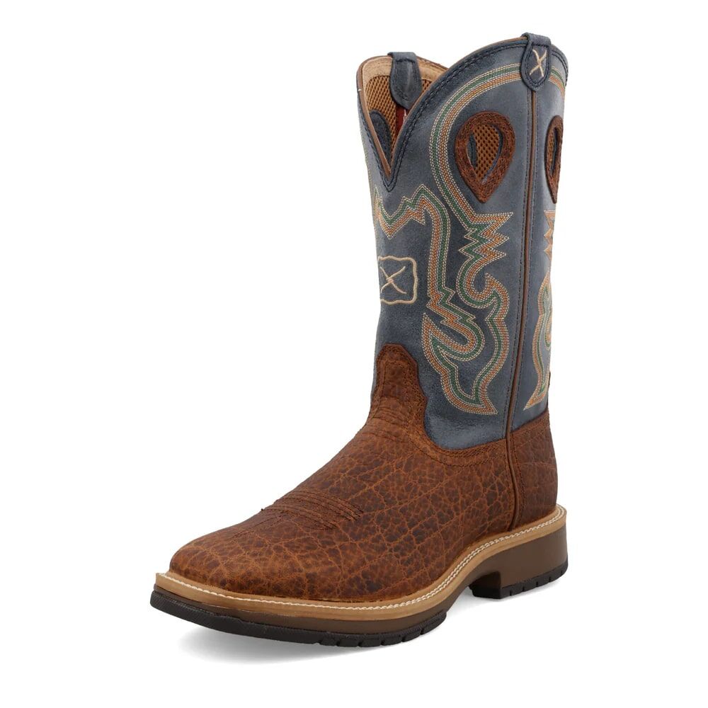 Twisted X Men's 12-In Horseman Western Boot in Distressed Saddle