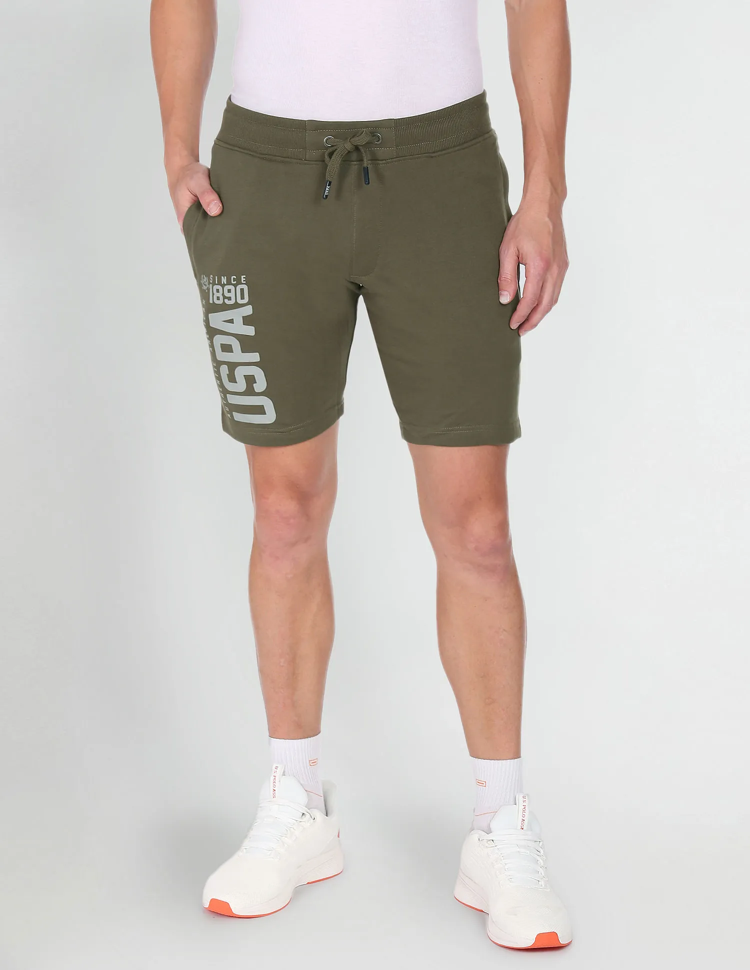 U.S. Polo Assn. Denim Co. Drawstring Waist Logo Shorts