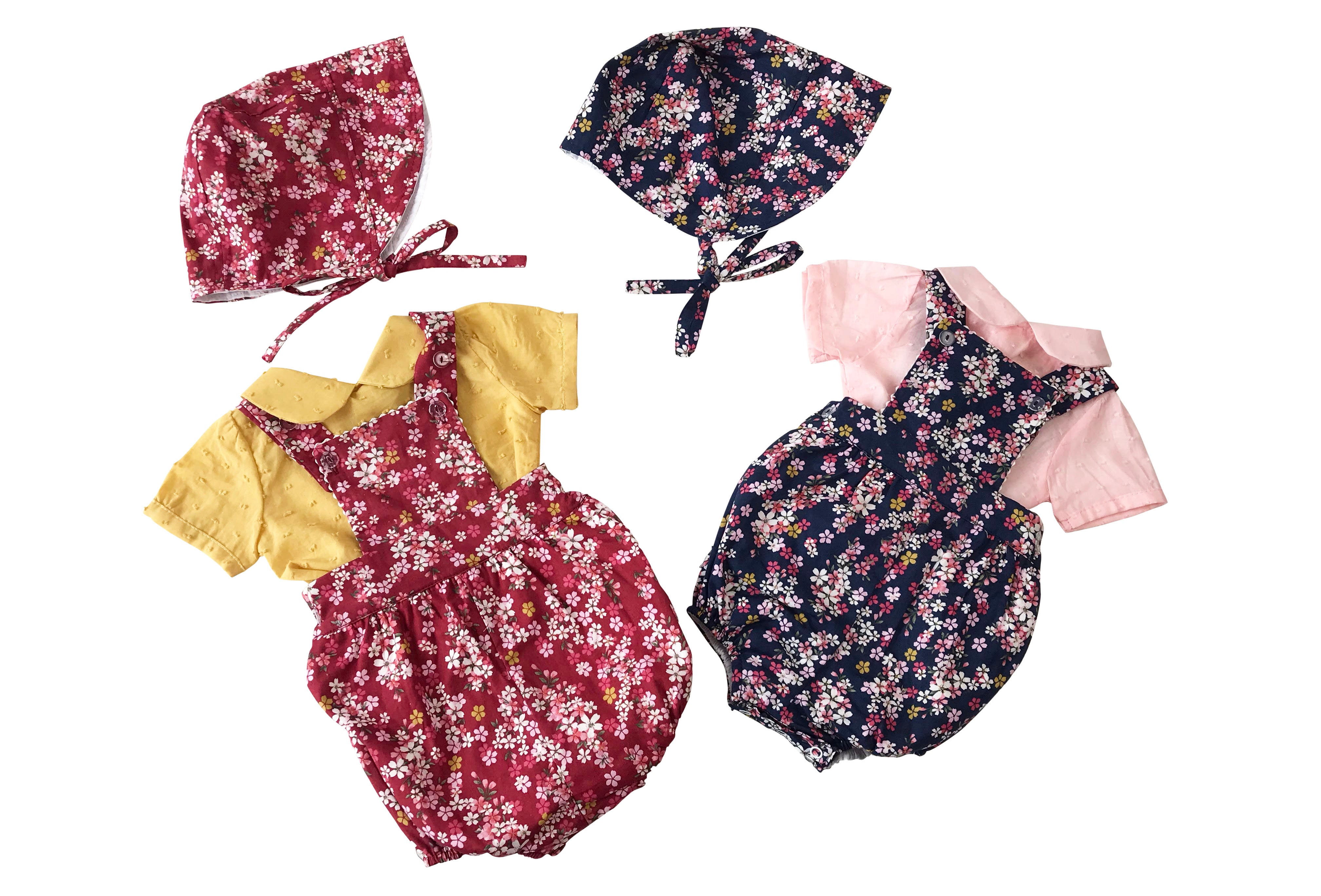 Valencia Floral Romper: 0-6M, 6-12M