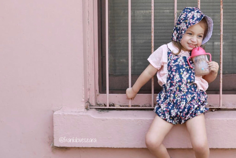 Valencia Floral Romper: 0-6M, 6-12M