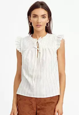 Venice Striped Smock Top