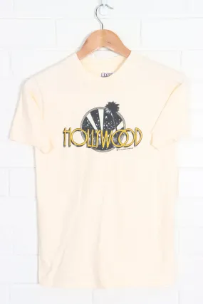 Vintage 1978 Hollywood Single Stitch Baby Tee USA Made (XS)