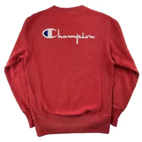 Vintage Champion logo jumper sweatshirt size S