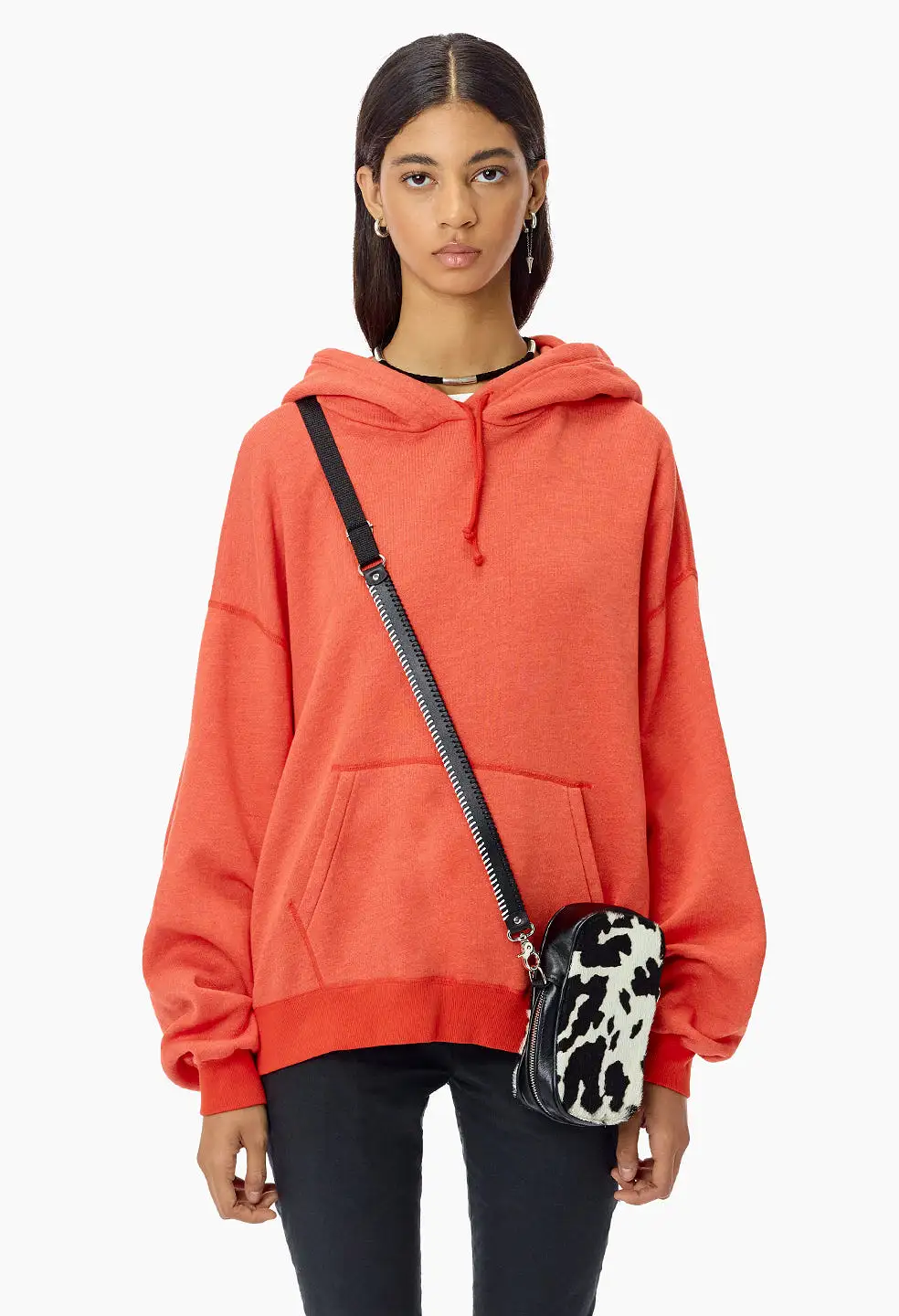 Women's Vintage Fleece Hoodie / Cardinal