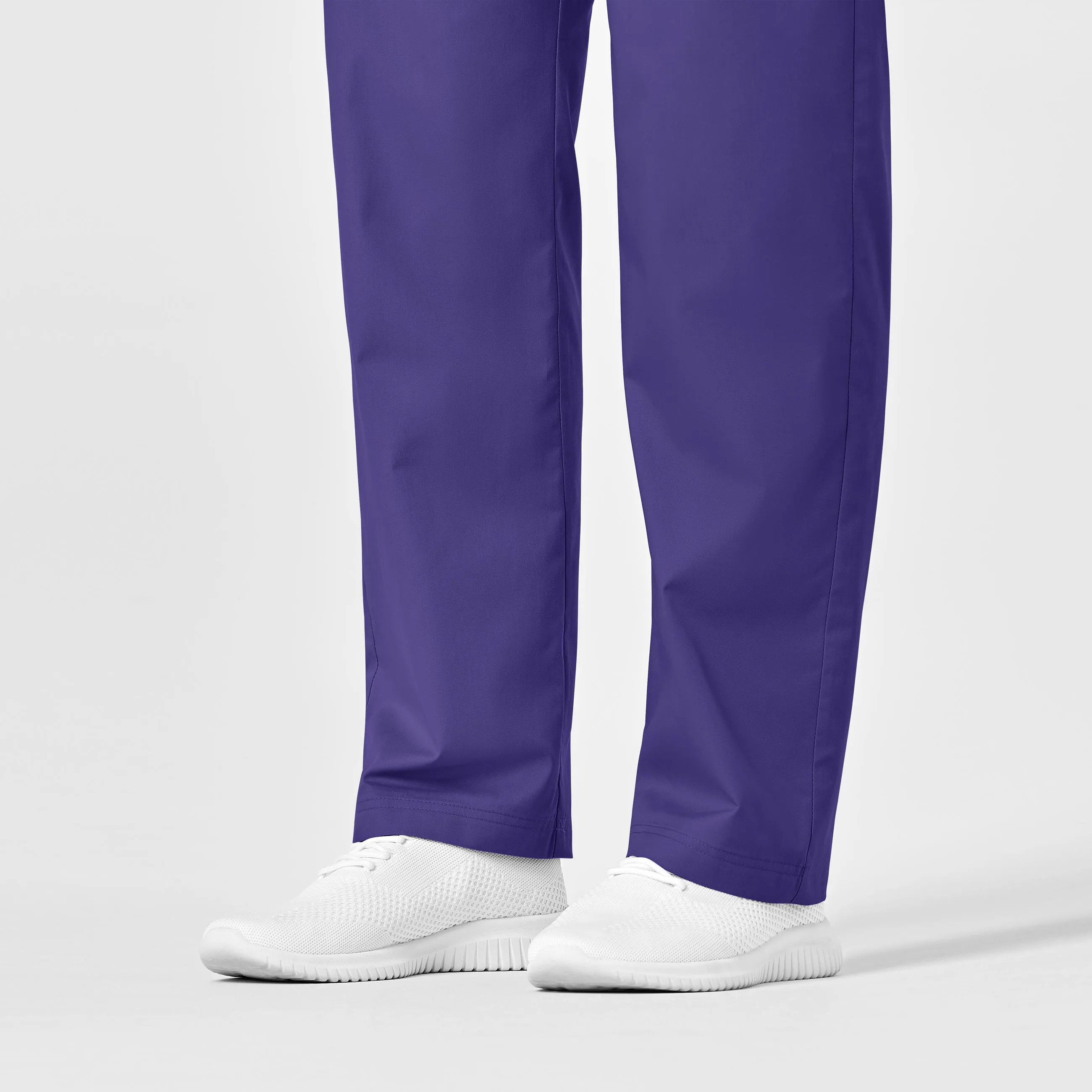 WonderWORK Unisex Drawstring Cargo Scrub Pant - Grape