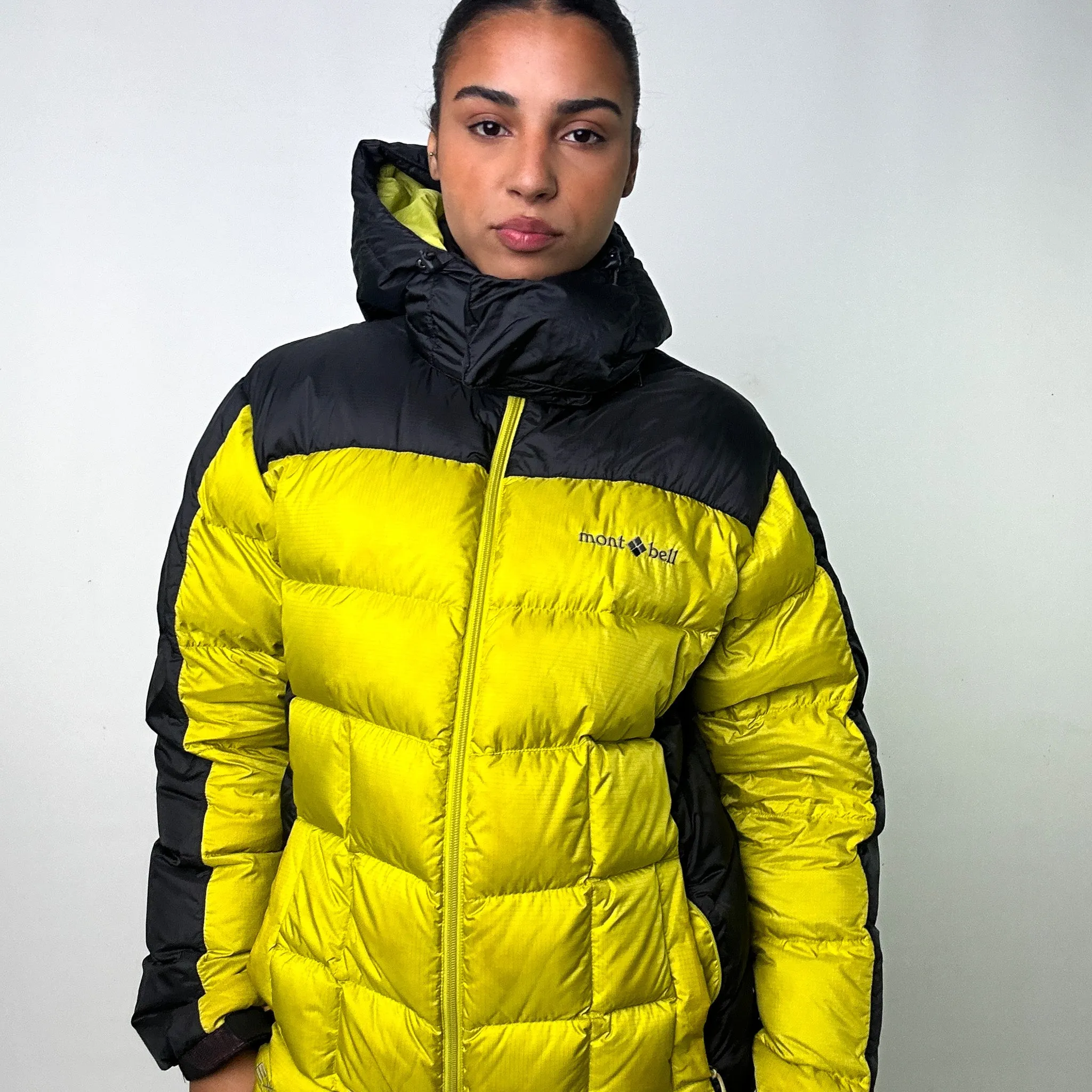 YELLOW 90S MONT BELL EX 800 PUFFER JACKET COAT (