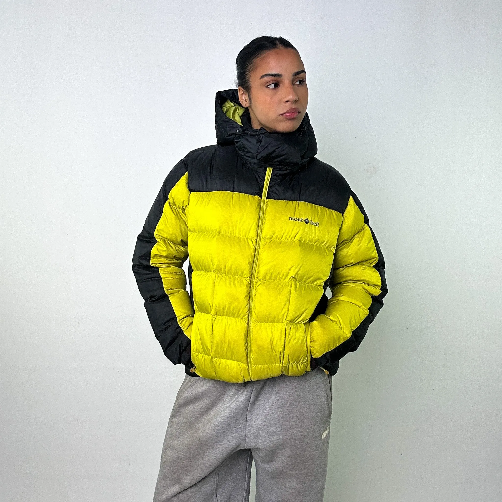 YELLOW 90S MONT BELL EX 800 PUFFER JACKET COAT (