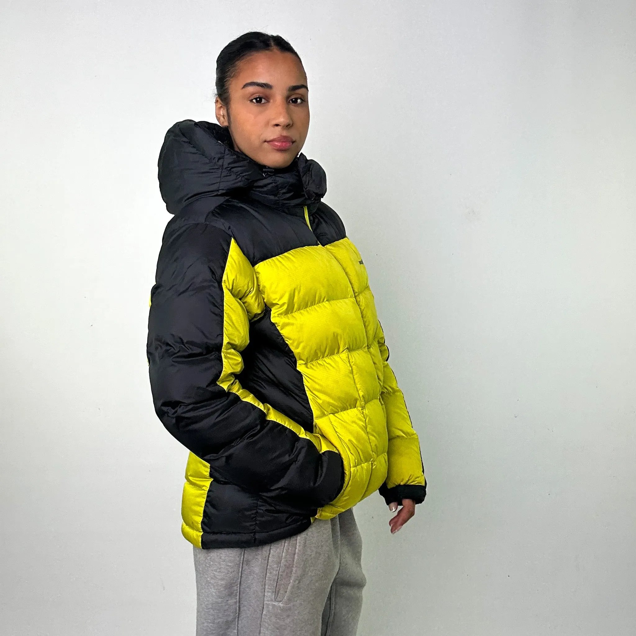 YELLOW 90S MONT BELL EX 800 PUFFER JACKET COAT (