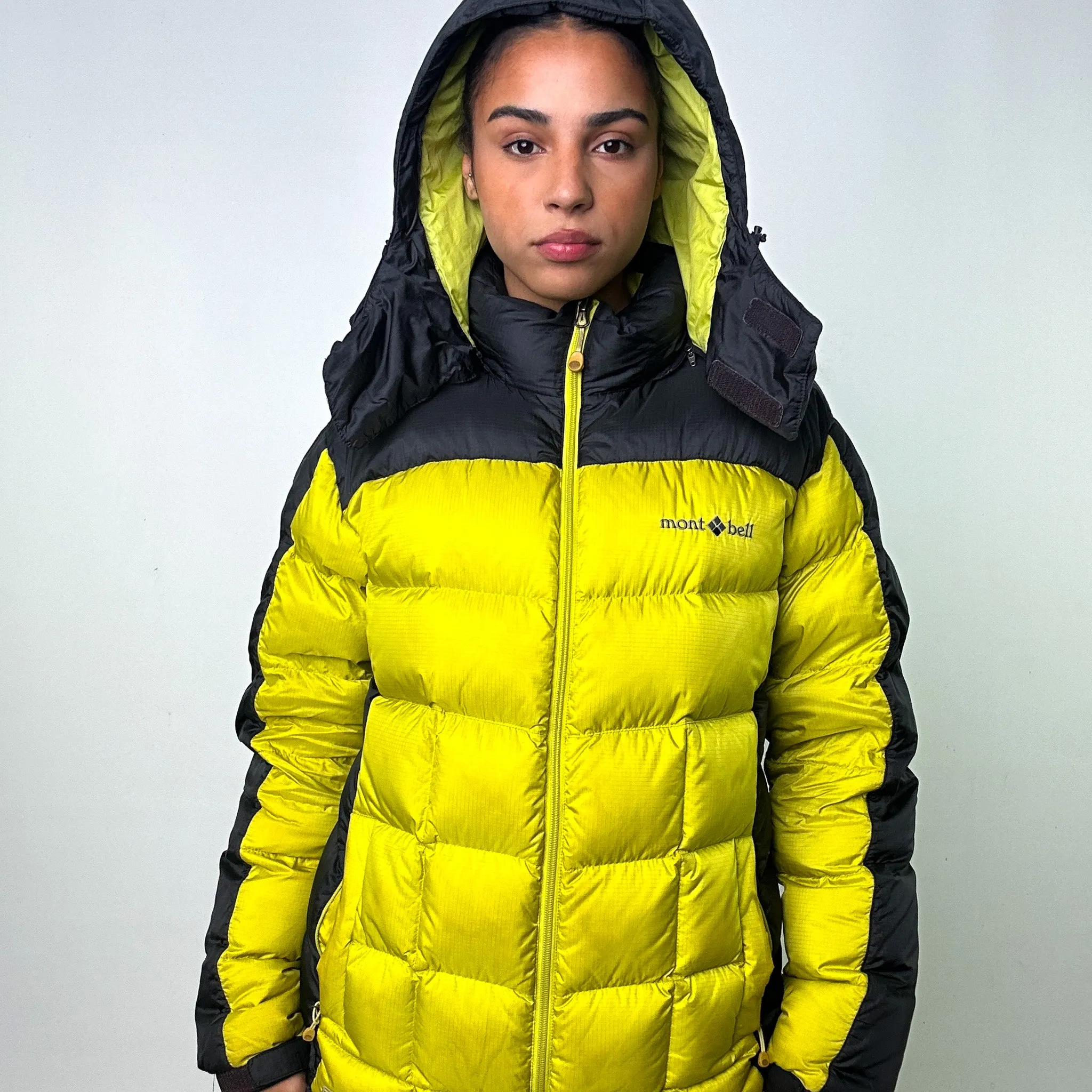 YELLOW 90S MONT BELL EX 800 PUFFER JACKET COAT (