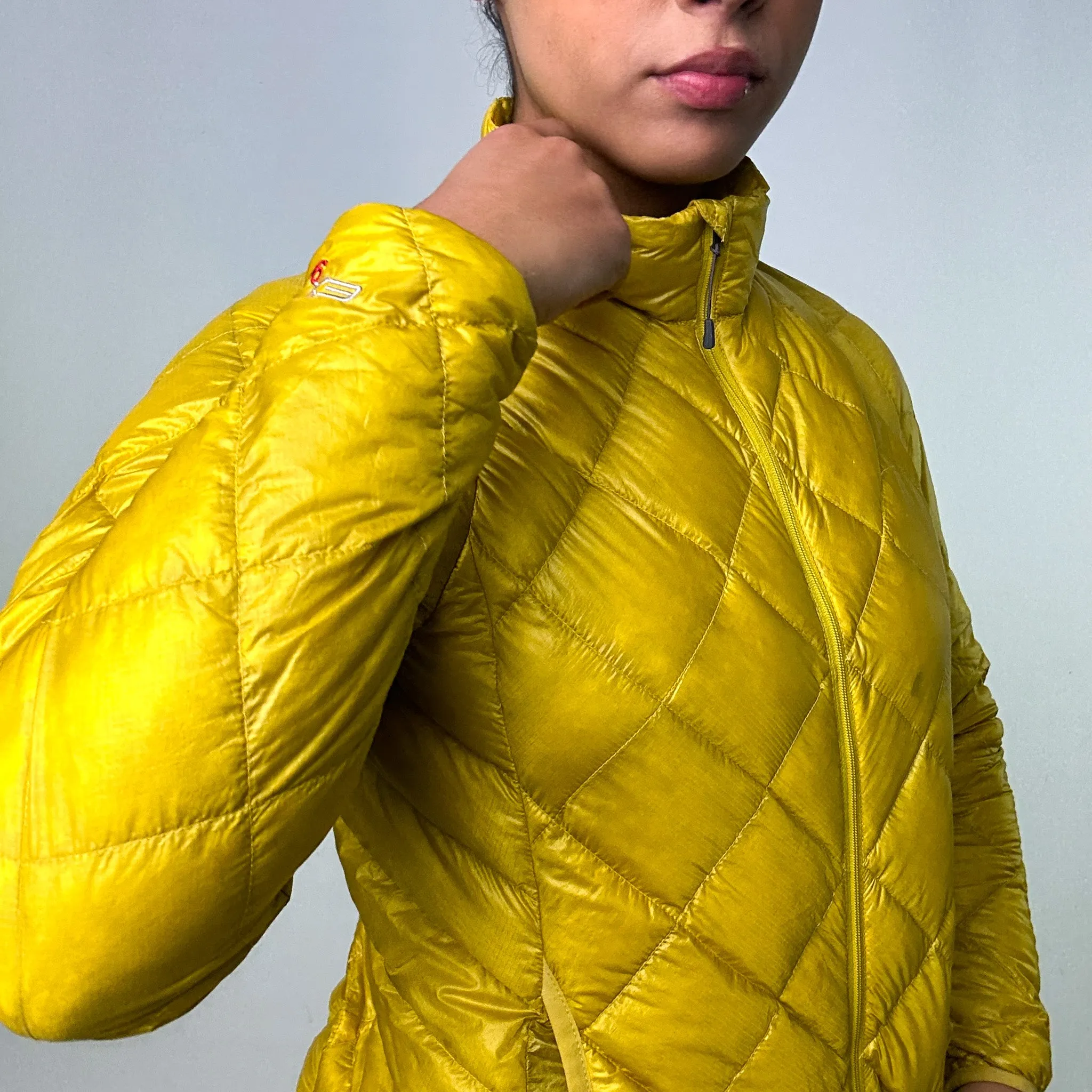 Yellow 90s Mont Bell Puffer Jacket Coat (S)