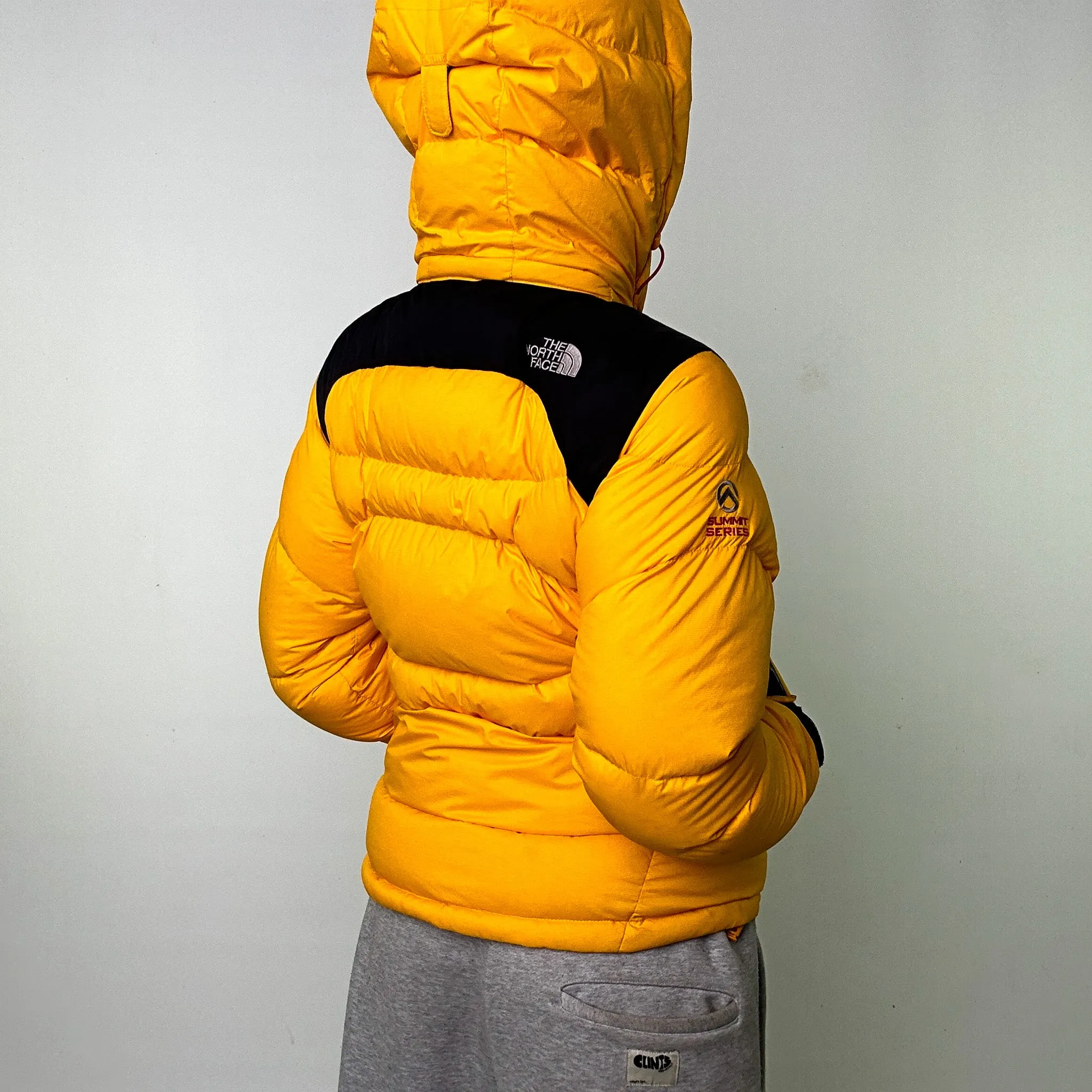 Yellow y2ks The North Face 800 Summit Series Puffer Jacket Coat (L)