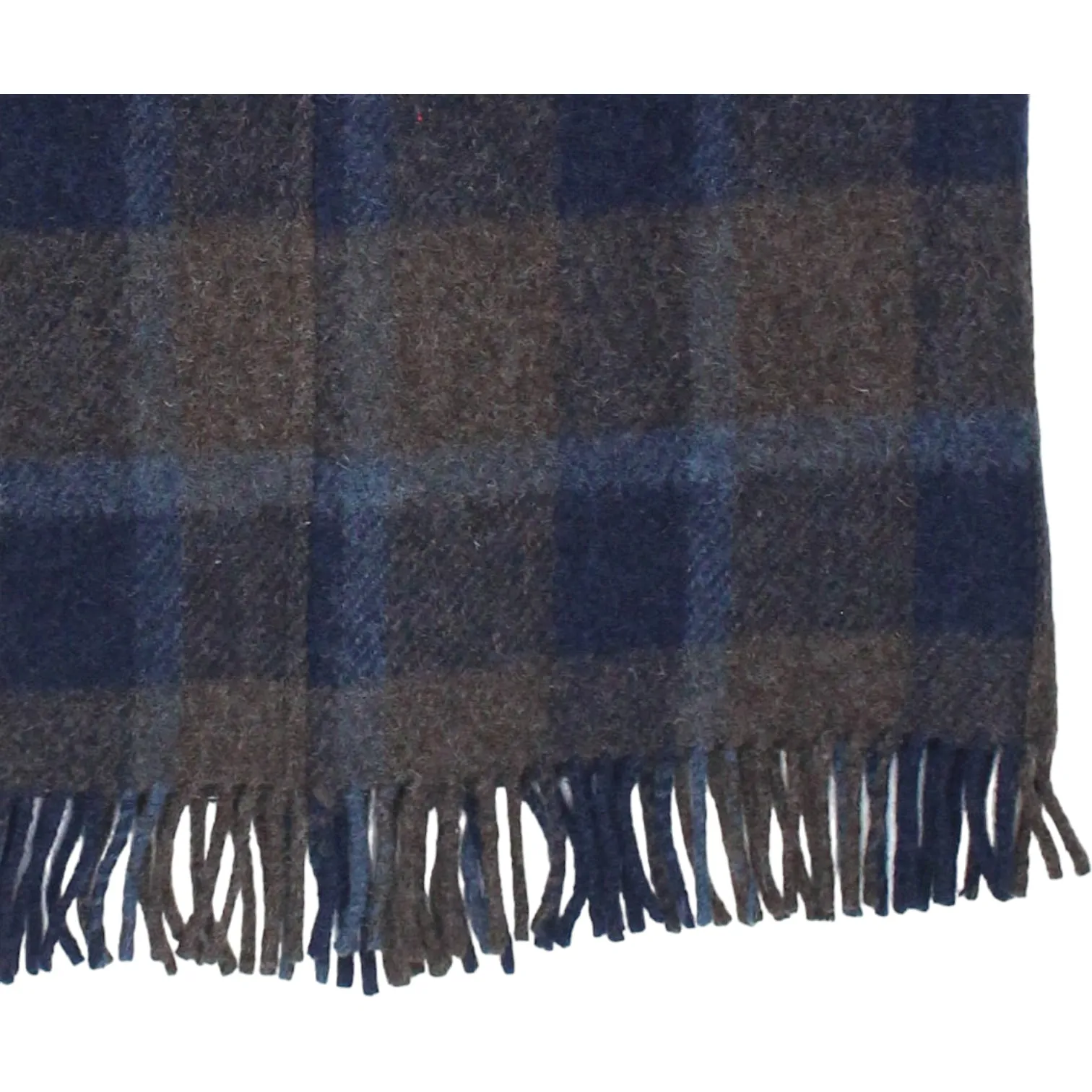 YMC Brown/Navy Alina Blanket Skirt